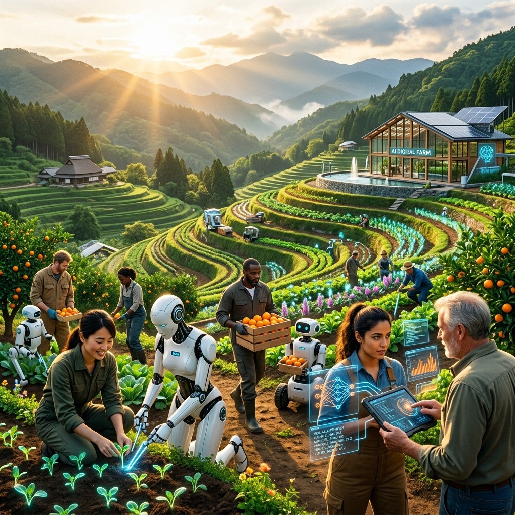 TNG Generative AI Digital Farm - Joyful Cooperative Life